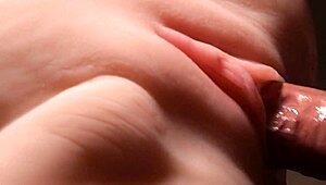 Fuck Her Smooth Wet Pussy with Double Penetration and Anal Toys Close-Up