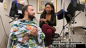 Minnie Rose's Pussy Gets Blasted With Cum In Backstage Latex Scene.