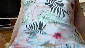 Yo, this 18yo skinny blonde rides me hard after morning blowjob! Pajama POV is wild! 😜