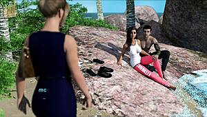 Cute Curvy Outfit in 3D Porn