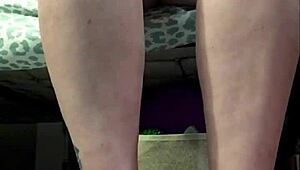 Watch This BBW Babe's Barefoot Nude Workout Exercises!