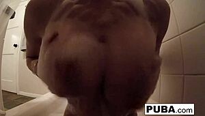 Busty brett rossi enjoys a hot bath that feels great