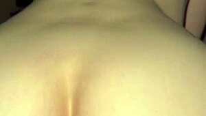 Amateur Milf Rides In Reverse Cowgirl For A Creampie!