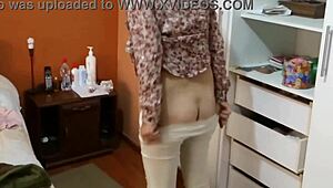 Mommy Makes Husband's Friend Cock Hard In Cuckold