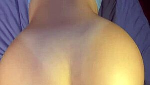 she used my dick to fuck herself with her young ass bent over