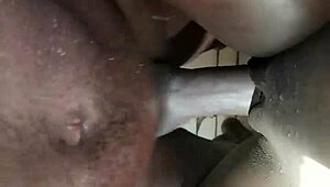 Taking Big Black Cock In Bathroom