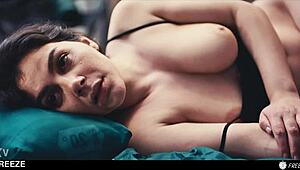 valentina nappi hikes and gets freeze fucked by native guy, all natural italian babe under mind control