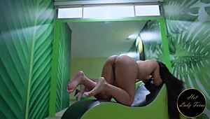 Big ass latina teen gets hard fucking.