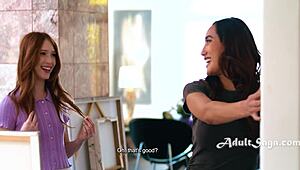 MILF Fucks Neighbor's Teen Girl