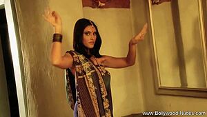 exotic lover strips sensually