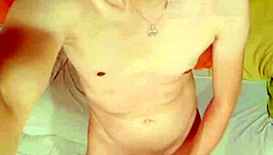 masturbating with my new hat, feels so good on my skinny cock