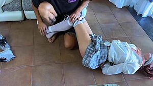 My Girlfriend Moans Loudly as Tickling Makes Her So Needy and Horny!