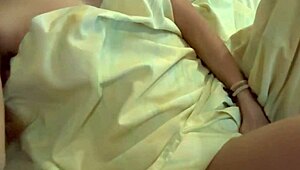 Cute Blonde Masturbates in Stepdad's Cabin!