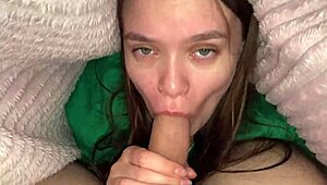 Stepdaughter Sneaks Under Blanket for Stepfather Surprise