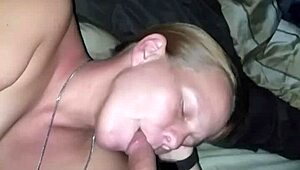 She sucks my cock with intense blowjob and enjoys the sex