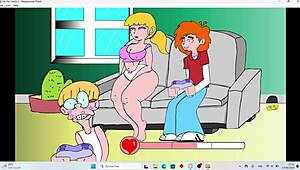 watch erotic flashing on the couch