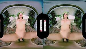 dani jensen as poison ivy gets fucked doggystyle in vrcosplayx reality scene.