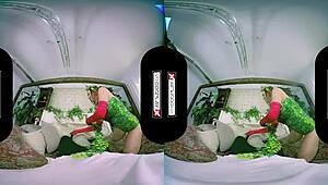 dani jensen as poison ivy gets fucked doggystyle in vrcosplayx reality scene.