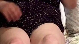 Watch This BBW Babe's Barefoot Nude Workout Exercises!