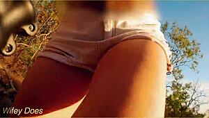 yo, this amazing milf flashing her big tits on a public bike ride... unreal! 😍