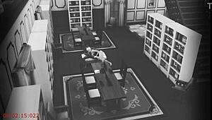 the bookworm wife cheats and fucks a stranger at the library on cam