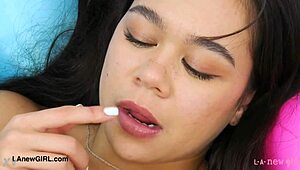 stunning latina beauty shows her sexy body