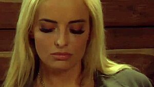 Naughty Naked Lesbian Slaves Showing Off Their Big Boobs and Shaved Pussies