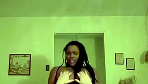 Amateur ebony rides coworker after work passionately