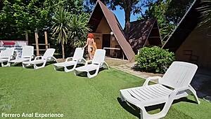 i meet my redhead neighbor at the pool for rough fucking 😈