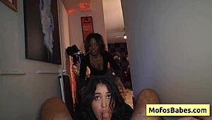 nia bleu rides brett maker's monster cock backstage