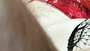 Hairy Milf Orgasms On Monster Cock Cum