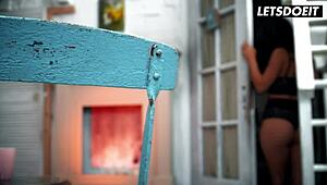 अरे, लाना रॉय और अल्या स्टार्क को उनके मेन्शन में हॉट लेस्बियन प्ले में डाइव करते हुए देखो!