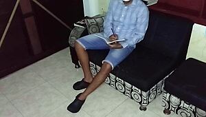 Seduction of my English teacher unfolds. I’m stuck at home and had to record this steamy latina encounter!