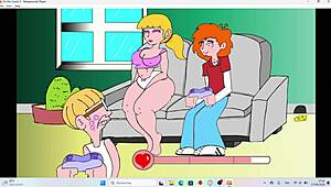 watch erotic flashing on the couch