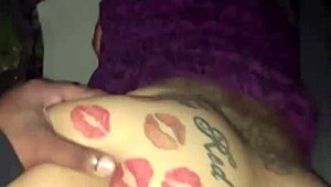 Lightskin Ebony Cheating Slut Step-Sister With A Nice Ass Sucking My Cock And Getting Creampied Outside Before Her Boyfriend Picks Her Up For Their Date