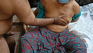 south indian couple hardfucked on bed with anal creampie