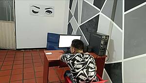 i bang the maid in the office, turns out she’s my best friend’s stepsister