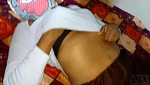 Horny Indian Stepsister Asks to Be Milked and Fucked in Her Hairy Pussy