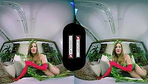 dani jensen as poison ivy gets fucked doggystyle in vrcosplayx reality scene.