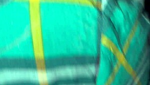 Housewife Used in Gloryhole by Huge Cock. Husband Watches in Awe with Tan Lines Exposed.