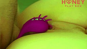 Extreme closeup pussy fucked hard with cock ring!