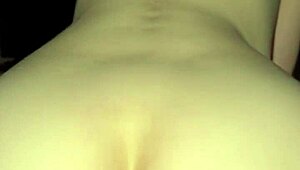 Amateur Milf Rides In Reverse Cowgirl For A Creampie!