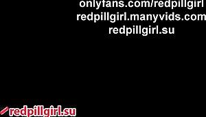 babe blonde fucked DOGGYSTYLE with creampie and big natural tits!