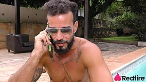 Hot couple invites friend for wild DP with naughty Melissa!