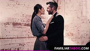 chief fills lonely secretary bella rolland's needs hard