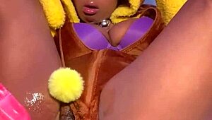 i came everywhere in this lopunny cosplay squirting scene 😍