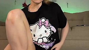 Anal Fisting Play While Sitting on the String