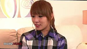 Hey, can you handle Rinka Aiuchi's blowjob and hardcore creampie?