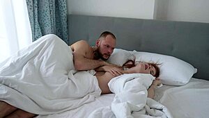 Slutty Redhead Tinder Date Moans Loudly During Morning Quickie Bent Over in Doggystyle