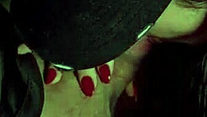 stepsister gives wonderful blowjob at home to friend